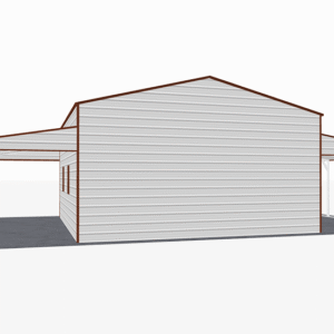 48x26 A-Frame Roof Step Down Barns view 3
