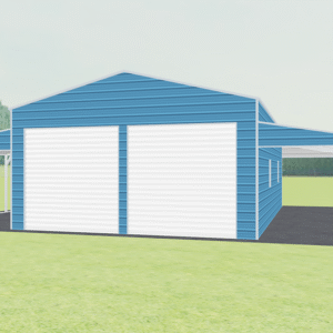 48x36 A-Frame Roof Step Down Barns view 2
