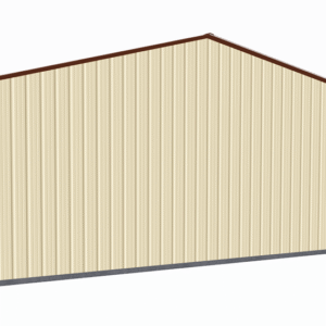 28x21 Vertical Roof Utility Carport view 4