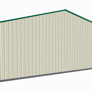 28x25 Vertical Roof Utility Carport view 4