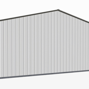 28x46 Vertical Roof Utility Carport view 4