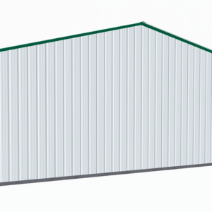 30x21 Vertical Roof Utility Carport view 3