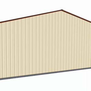 30x31 Vertical Roof Utility Carport view 3