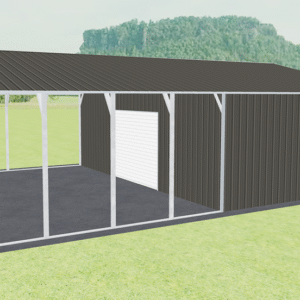 30x41 Vertical Roof Utility Carport view 4