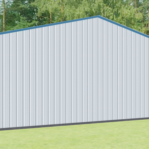 30x46 Vertical Roof Utility Carport view 3