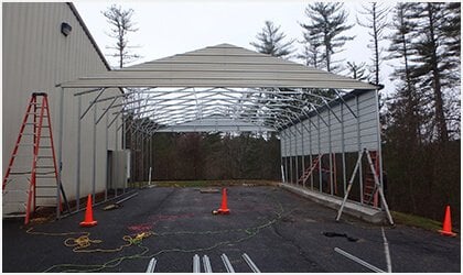 18x20 A-Frame Roof Carport Process 2 18x20 A-Frame Roof Carport Process 2